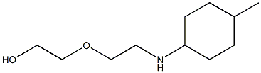 2-{2-[(4-methylcyclohexyl)amino]ethoxy}ethan-1-ol Struktur