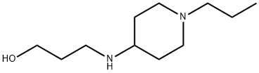 3-[(1-propylpiperidin-4-yl)amino]propan-1-ol Struktur