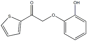 2-(2-hydroxyphenoxy)-1-(thiophen-2-yl)ethan-1-one Struktur