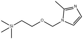 2-methyl-1-[[2-(trimethylsilyl)ethoxy]methyl]-1H-imidazole Struktur