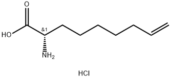 (2S)-2-Amino-8-nonenoic acid.HCl Struktur