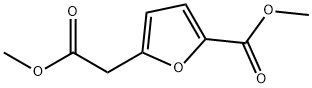 methyl 5-(2-methoxy-2-oxoethyl)furan-2-carboxylate Struktur