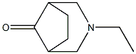 3-ethyl-3-azabicyclo[3.2.1]octan-8-one Struktur