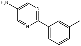 5-Amino-2-(3-tolyl)pyrimidine Struktur