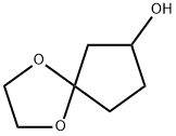 1,4-dioxaspiro[4.4]nonan-7-ol Struktur