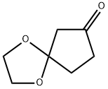 3-keto cyclopentanone acetal Struktur