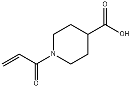 1-(prop-2-enoyl)piperidine-4-carboxylic acid Struktur