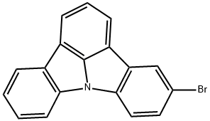 5-bromoindolo[3,2,1-jk]carbazole Struktur