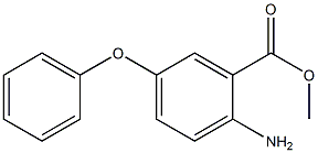 methyl 2-amino-5-phenoxybenzoate Struktur