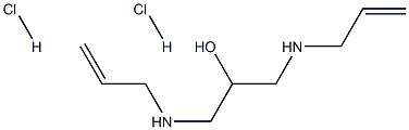 1,3-bis(allylamino)propan-2-ol dihydrochloride Struktur