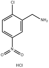 (2-chloro-5-nitrophenyl)methanamine hydrochloride Structure