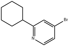 4-Bromo-2-(cyclohexyl)pyridine Struktur