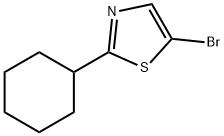 5-Bromo-2-(cyclohexyl)thiazole Struktur