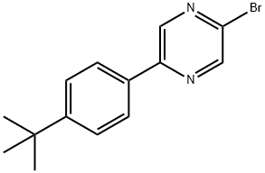 2-Bromo-5-(4-tert-butylphenyl)pyrazine Struktur