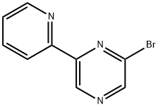 2-Bromo-6-(2-pyridyl)pyrazine Struktur