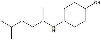 4-[(5-methylhexan-2-yl)amino]cyclohexan-1-ol Struktur