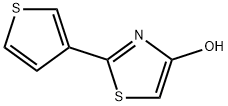 2-(3-Thienyl)-4-hydroxythiazole Struktur