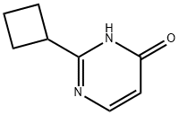 4-Hydroxy-2-(cyclobutyl)pyrimidine Struktur