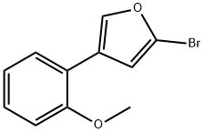 2-Bromo-4-(2-methoxyphenyl)furan Struktur