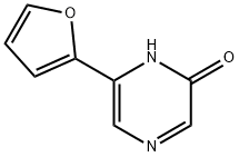 2-Hydroxy-6-(2-furyl)pyrazine Struktur