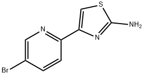 3-Bromo-6-(2-aminothiazol-4-yl)pyridine Struktur