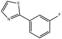 2-(3-Fluorophenyl)thiazole Struktur