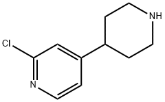 2-Chloro-4-(piperidin-4-yl)pyridine Struktur