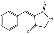 3-benzylidene-2,4-pyrrolidinedione Struktur