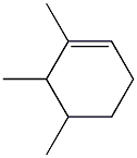 1,5,6-Trimethylcyclohexene. Struktur