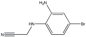 (2-Amino-4-bromo-phenylamino)-acetonitrile Struktur