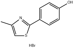 4-(4-METHYL-1,3-THIAZOL-2-YL)PHENOL HYDROBROMIDE Struktur