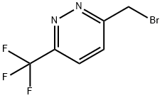 3-Bromomethyl-6-trifluoromethyl-pyridazine Struktur