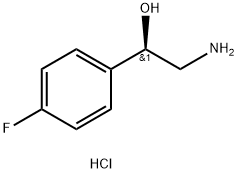 (1R)-2-amino-1-(4-fluorophenyl)ethan-1-ol hydrochloride Struktur