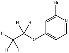 2-Bromo-4-(ethoxy-d5)-pyridine Struktur