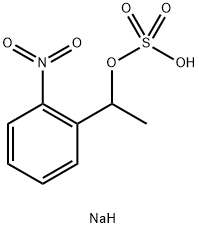 1-(2-Nitrophenyl)ethylsulfatesodiumsalt Struktur