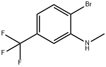 2-Bromo-N-methyl-5-(trifluoromethyl)aniline Struktur