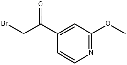 2-Bromo-1-(2-methoxypyridin-4-yl)ethanone Struktur