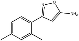 3-(2,4-dimethylphenyl)-1,2-oxazol-5-amine Struktur