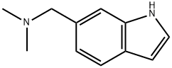 1-(1H-indol-6-yl)-N,N-dimethylmethanamine Struktur