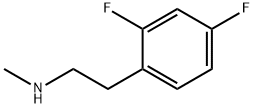 2-(2,4-difluorophenyl)-N-methylethanamine Struktur