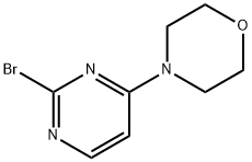 4-(2-Bromopyrimidin-4-yl)morpholine Struktur