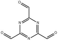 1,3,5-Triazine-2,4,6-tricarboxaldehyde Struktur