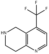 4-(trifluoromethyl)-5,6,7,8-tetrahydro-1,6-naphthyridine Struktur