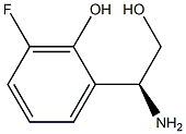 2-((1S)-1-AMINO-2-HYDROXYETHYL)-6-FLUOROPHENOL Struktur