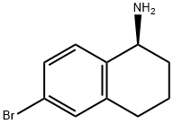 (1S)-6-BROMO-1,2,3,4-TETRAHYDRONAPHTHALEN-1-AMINE Struktur