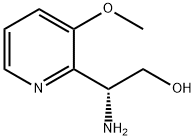 (2R)-2-AMINO-2-(3-METHOXY(2-PYRIDYL))ETHAN-1-OL Struktur