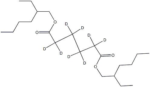 Bis(2-ethylhexyl) Hexane-d8-dioate Struktur