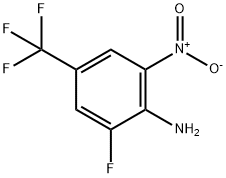 4-Amino-3-fluoro-5-nitrobenzotrifluoride Struktur