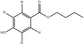 n-Butyl 4-Hydroxybenzoate-2,3,5,6-d4	 Struktur