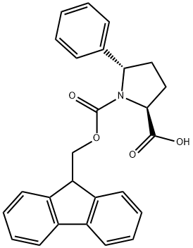 (2S,5S)-1-(((9H-Fluoren-9-yl)methoxy)carbonyl)-5-phenylpyrrolidine-2-carboxylic acid